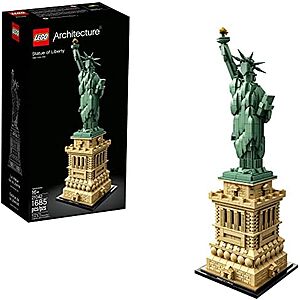 $95.99 | 1685-Piece LEGO Architecture: Landmark Series - Statue of Liberty (21042, 2018) at Amazon