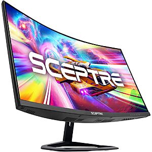 27" Sceptre 1920x1080 FHD 240Hz 1500R Curved Gaming Monitor (C275B-FWT240) $117.97 + Free Shipping