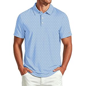 ZITY Men's UPF 50+ Short Sleeve Golf Polo Shirt (Various) $9.99 + Free Shipping w/ Prime or on $35+