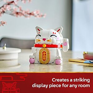 LEGO Lucky Cat Building Toy $20
