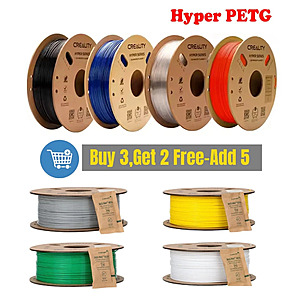 🔥 Creality Hyper PETG Filament – Buy 3, Get 2 FREE + Extra 20% Off! 🔥 $8.92
