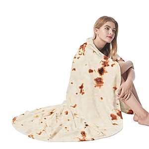 Amazon – Admitrack 60-Inch Burrito Tortilla Blanket - $11.99–$16.19 w/ Code