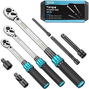 8-Piece Seesii Torque Wrench Set (1/4" 3/8" 1/2" Drive) $51.99 + Free Shipping