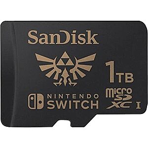 $129.99* | SanDisk 1TB microSDXC-Card Licensed for Switch at Amazon