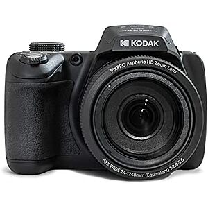 [Resale, AC] $106.25 | KODAK PIXPRO AZ528 16MP Digital Camera, 52x Optical Zoom, Wi-Fi, Black (Used - Like New) at Amazon