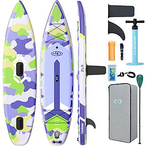 Amazon – ZLX 11'6" Inflatable Stand-Up Paddle Board w/ Accessories - $99 w/ Code