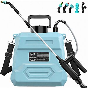 2-Gallon Electric Battery-Powered Garden Sprayer w/ 5 Nozzles $24.99 + Free Shipping w/ Prime or on $35+