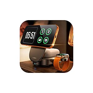 LISEN Qi2.2 25W 3-in-1 Foldable MagSafe Charging Station w/ 45W Adapter $23.99 + Free Shipping w/ Prime or Orders $35+