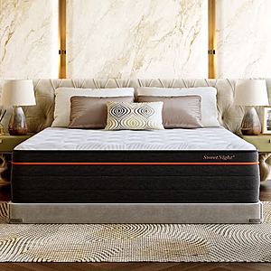 Sweetnight Twilighty 16" Cooling Gel Memory Foam Hybrid Mattress, Medium Firm, CertiPUR-US - Queen $288 | King $348 @ Walmart