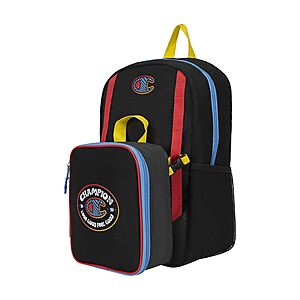 Champion Kids' 17" Mode Backpack & Lunch Box Set (Pink Heather) $15.98 + Free Shipping w/ Prime or on $35+