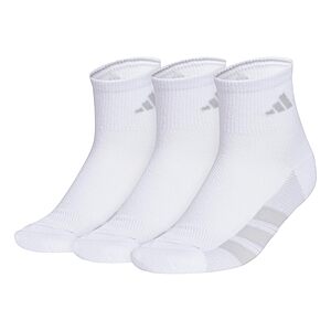 3-Pack adidas Women's All Day Training Quarter Socks (White/Grey, Medium) $5.07 ($1.70/Pair) + Free Shipping w/ Prime or on $35+