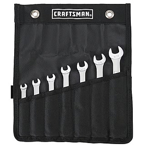 Craftsman 7-Piece SAE 12-Point Combination Wrench Set w/ Pouch (CMMT21085) $14.98 & More + Free Shipping