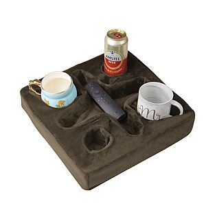 Xchouxer Sofa & Bed Cup Holder Pillow Tray (Brown) $13.99 + Free Shipping w/ Prime or on $35+