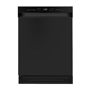 Midea 24-in Front Control Built-in Dishwasher ( Black ) , 52-Decibel | MDF24P2BBB $299