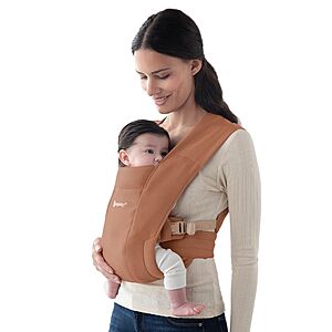 $74.00: Ergobaby Embrace Newborn Baby Carrier, 0-12 Months (7-25 lbs), Canyon Clay