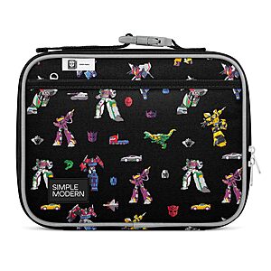 $19.99: Simple Modern Transformers Kids Lunch Box & Insulated Lunch Bag for School