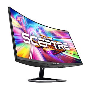 Amazon - Sceptre 27" Curved 240Hz Gaming Monitor 1080p FreeSync $117.97 (30% off)