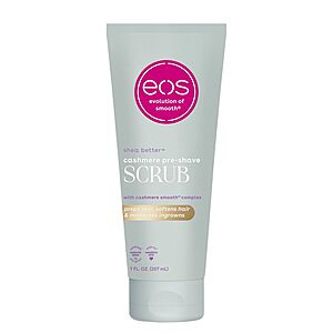 7-Oz eos Cashmere Pre-Shave Sugar Body Scrub (Vanilla Cashmere) $4.05 w/ S&S + Free Shipping w/ Prime or on $35+