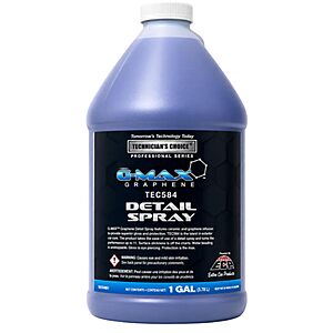 Technicians Choice G-MAX® Graphene Detail Spray (TEC584) – 1 Gallon Professional Exterior Detailer, $33.99, Amazon