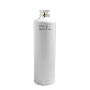 Tractor Supply, Worthington 100 lb. Steel DOT Vertical LP Cylinder Propane Tank Equipped with POL Valve, $159.99