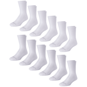12-Pack AND1 Men's Lightweight Crew Socks $6.71 + Free Shipping w/ Walmart+ or on $35+