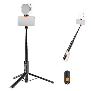 NEEWER 57.9" Selfie Stick Tripod $7.14