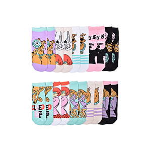 10-Pack Warner Bros Scooby-Doo Women's Low-Cut Socks (Shoe Size 4-10) $5.28 + Free Shipping w/ Walmart+ or on $35+