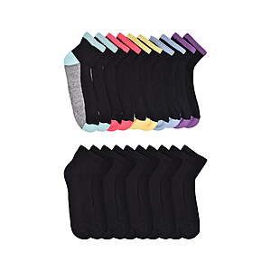 10-Pack Wonder Nation Girls Cushioned Ankle Socks $6.98 + Free Shipping w/ Walmart+ or on $35+