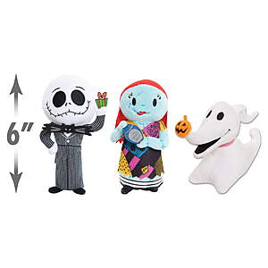 Nightmare Before Christmas Stylized Bean Plush 3-Pack $17.62