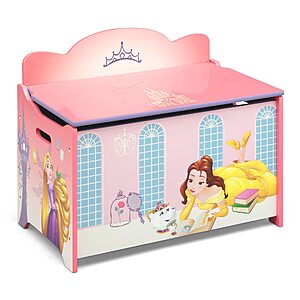 $38.99: Delta Children Deluxe Toy Box, Disney Princess