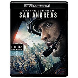 San Andreas (4K UHD + Blu-ray + Digital) $12.99 + Free Shipping w/ Prime or on $35+