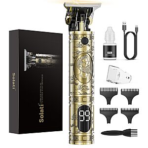 Solati Cordless Rechargeable Hair Clipper & Beard Trimmer Kit $11.65 + Free Shipping w/ Prime or on $35+