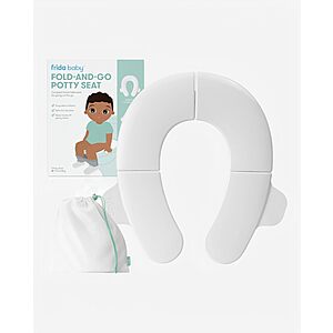 Frida Baby Fold-and-Go Portable Potty Seat for Toilet w/ Bag (8.55" x 7.27") $8 + Free S&H w/ Prime or $35+