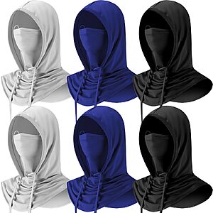 6-Pack Frienda Full-Head Face Cover Breathable Balaclava Ski Masks (Various Colors)  $7.99 + Free Shipping w/ Prime or on $35+