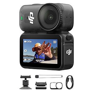 DJI Osmo Nano Standard Combo (128GB), 4K Wearable Camera, 1/1.3″ Sensor, & More $368