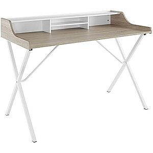$43.73* | Modway Bin Contemporary Modern Writing Desk w/ Storage Cubbies at Amazon