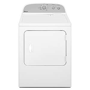 Whirlpool 7-cu ft Vented Electric Dryer with auto dry ( White ), $479, Lowe's