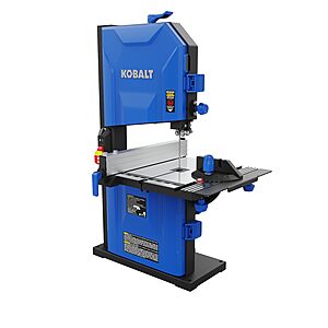Kobalt 9-in Stationary Band Saw 3 -Amp, $149, Lowe's