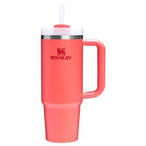 30-Oz Stanley Quencher H2.0 Flowstate Tumbler w/ Handle & Straw (Hot Coral) $17.50 + Free Shipping w/ Prime or on $35+