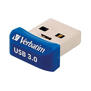 32GB Verbatim Store 'n' Stay Nano USB 3.0 Flash Drive (Blue) $11.42 + Free Shipping w/ Prime or on $35+