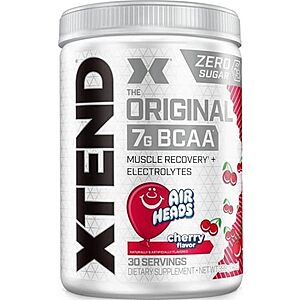 [SnS, AC] $7.02 | 14-Oz Scivation XTEND Original BCAA Powder (Airheads Cherry, 30 Servings) at Amazon