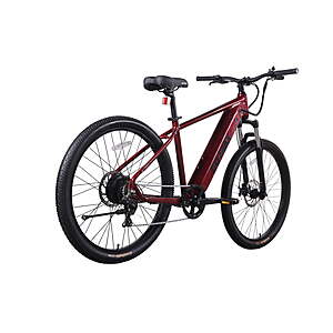 $549 FS Walmart by GOTRAX  Approach 27.5" Step Over Electric Mountain Adult Bike with 350W Motor 20 MPH Up to 264lb, Red or Black