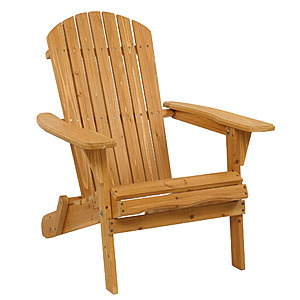 Highland Dunes Solid Wood Folding Adirondack Chair (Set of 2) $97.99 + Free Shipping at Wayfair