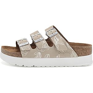 Birkenstock Papillio Florida Platform Slides (Oyster) $64.80 + Free Shipping