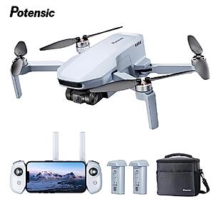 Potensic ATOM SE C0 Single Axis Gimbal 4K GPS Drone 2 batteries $187 + Free Shipping