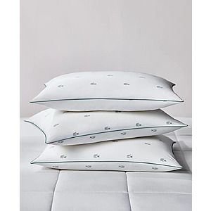 Lacoste Home All Over Crocs 20" x 28" Medium Density Cotton Pillow (Standard/Queen) $9.99 + Free Store Pickup at Macy's or Free Shipping on $39+