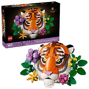 744-Piece LEGO Art: The Fauna Collection - Tiger $42.22 + Free Shipping
