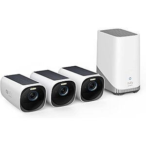 Cert. Refurb: eufy eufyCam3 Wireless Solar Security Camera System 4K Outdoor Cam Local Storage $190 + Free Shipping