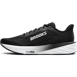 Brooks Men's Launch 12 Running Shoes (Black/Grey/White, Sizes: 8-11.5)  $79.99 + Free Shipping w/ Prime