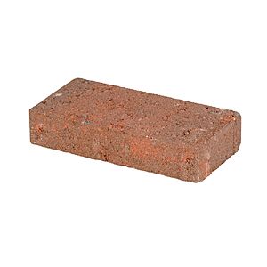 39c LOWES 8-in L x 4-in W x 2-in H Rectangle Red/Charcoal Concrete Paver
